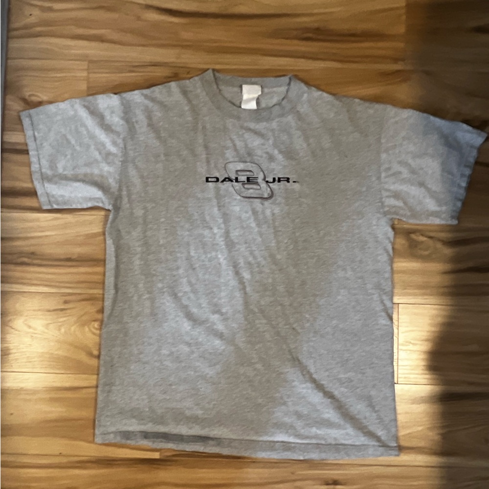Chase Authentics Dale Earnhardt Jr Gray Embroidered NASCAR T-Shirt